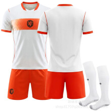 (with socks, #16) 2026 USA/Canada/Mexico World Cup Netherlands Away Jersey (Depay)