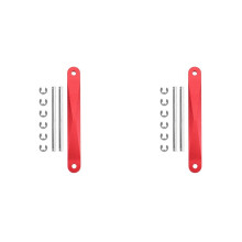 2X Metal Tie Bar with Suspension Hinge Pin Upgrade Parts Set for 1/10 2WD Slash Rustler Stampede Bandit,A