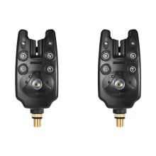 2X Carp Fishing Bite Alarm with Volume Sensitivity Control LED Indicator Fishing Electronic Alarm