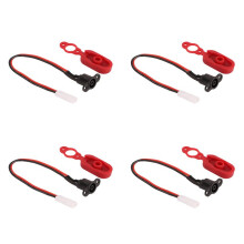 4X M365 Electric Scooter Accessories Charging Port Plastic Waterproof Waterproof Plug Complete Set