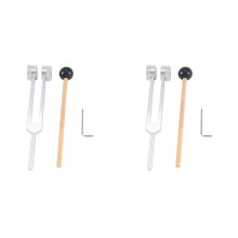 2X 174 Hz Tuning Fork for Healing Repair Reliever Stress & Healing Musical Instrument with Silicone Hammer Tuning Fork