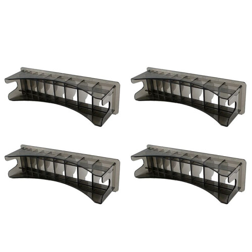 4X for  Base Storage Box for Hair Clipper Trimmer Limit Comb Guide Comb Barber Tool Guide Combs