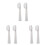 Replacement Brush Heads for  EW0972 Toothbrush, White, 6 Count 2