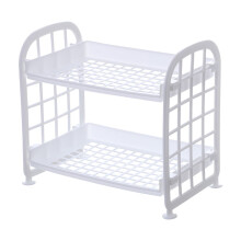 Liquidation de juillet ! Étagère de bureau en plastique Zeceouar, étagère de rangement creuse pour la cuisine et la salle de bain, compatible