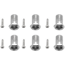 120 Pieces Silver Acoustic Guitar Machine Heads Knobs Guitar String Tuning Peg Tuner(60 for Left + 60 for Right)