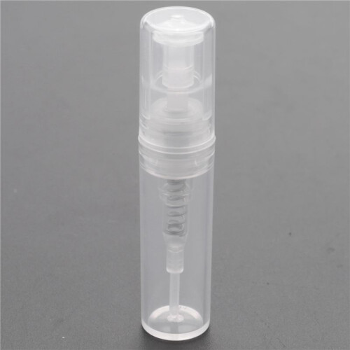 300 x 2Ml Plastic Travel Spray Bottle Empty Transparent Perfume Atomizer New 1
