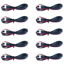 10X Extended NEMA 17 Stepper Motor Cable 1M Long 4 6 Pin 3D Printer Dupont