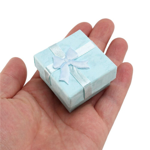 72Pcs BlueJewelry Ring Earrings Bangle Gift Boxes Cutely Small Gift Box 2