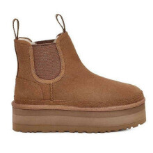(Camel 35) Women's Plush Ankle Booties Fashionable Stacked Heel Short Boots Winter Plush Chunky Heels Chelsea Boots