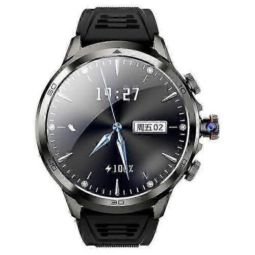 (Black) H19 3+32g 1.75-inch Amoled Large Screen Smart Watch Pull-out Camera 4g Network Sim Card Android 8.1 Smart Watch 2