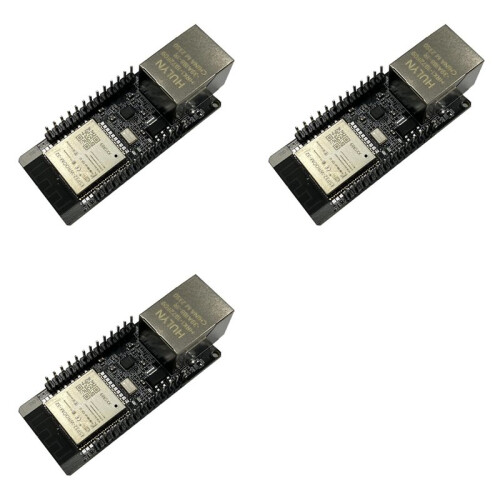 3X WT32-ETH01 ESP32 Wireless Module Serial Port Networking  + WiFi Combo Gateway Module WT32 ETH01