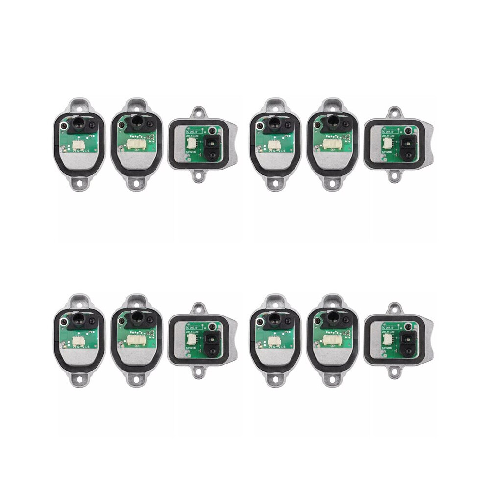 Bobotron 12Pcs Led Module White Light Source 63117419615 63117419610 For F30 F31 F35 Lci 2014-2019 Angel Eye Drl Module