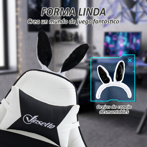 Vinsetto Silla Gaming Negro 65 x 63 x 142 cm 1