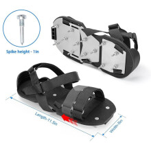 Epoxy Floor Spiked Shoes, Fully Assembled Gunite Spiked Shoes with 3/4" Short Spikes for Garage Floor Epoxy, Overlays