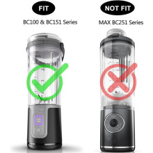 Blender Cup for Blast BC151BK /BC100 Series Portable Blender for Shakes and Smoothies BPA Free Leakproof-Lid