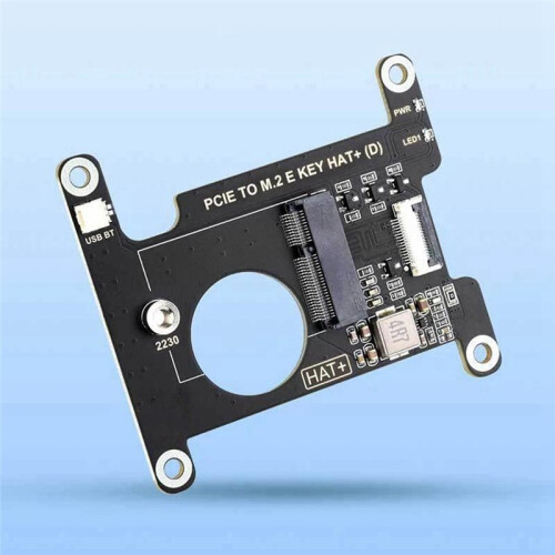 Para Raspberry Pi 5 PCIe A M.2 e KEY NGFF USB  para BE200/AX210/AX200/RTL8822CE 1
