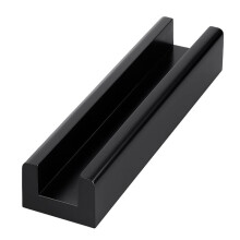 Wooden Floor Mirror Stand Anti Slip Base for Full Length Mirrors Stable Support Holder Bracket with Non Slip Pads Black