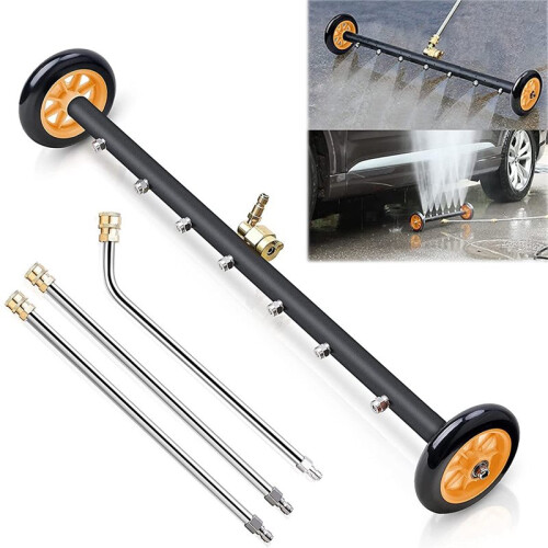 Lavadora de Alta Pressão de 22 Polegadas com Conector Rápido de 1/4" para Lavagem de Chassis e Pisos de Carros, 4000 PSI. 1