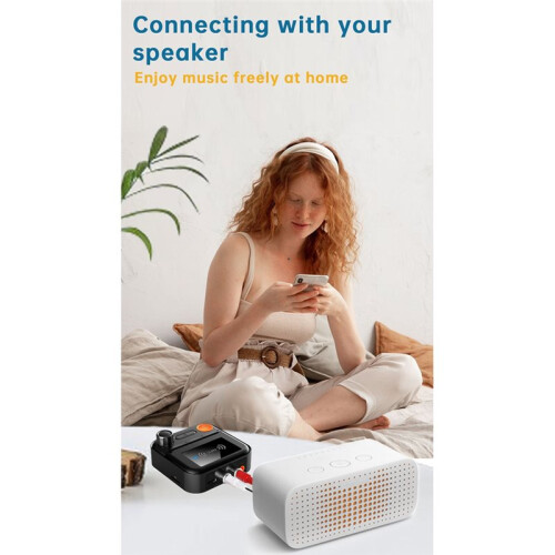 5.2 Music Transmitter Receiver Wireless Audio Adapter for TV Computer Projector Car Speaker Sound System 2