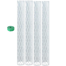 Monstera Moosstab Aus Kunststoff für Kletterpflanzen, Geeignet für Sphagnummoos, 40 cm Lange Stäbe, Pflanzenstütze für Zimmerpflanzen