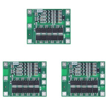 3X Modulo di Protezione BMS per Scheda PCB BMS Caricabatterie Agli Ioni di Litio 4S 40A 18650 per 14.8V 16.8V Lipo