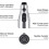 2X Kitchen Sink Pull Down Faucet Spray  Nozzle Pull Out Hose Sprayer Replacement Part Faucet  - Brushed Nickel 3