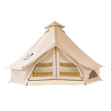 Tenda Yurt em Tecido Oxford-Duoku para Camping em Família, Glamping, Caça, Eventos ao Ar Livre, Capacidade para até 3 Pessoas