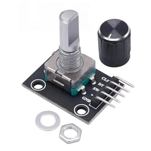5pcs 360 Degree Rotary Encoder Module KY-040 Brick Sensor Development Board with 15 X 16.5 mm Buttons for 1