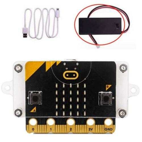 Placa-mãe Microbit V2.2: Uma introdução à Programação Gráfica em Python - Placa de Desenvolvimento Programável para Aprendizagem Dur