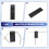 Ceiling Fan Remote Control Kit 6-Speed Adjustable Ceiling Fan Remote Replacement for Home Bedroom 5