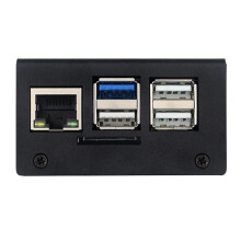 For Orange Pi 3B Metal Case with Cooling Fan Durable Protective Enclosure