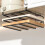 Kitchen Non-Punch Storage Rack Multi-Function Cutting Board Storage Cabinet Hanging Under-Cabinet Rack 3