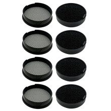 4er-Pack Waschbare Schaumstofffilter für VC7000/8000 Staubsauger (Modelle XC7053, XC7055, XC7057, XC8055, XC8057, 8058)