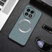(Green) For Oneplus 13 Case Drop-proof Tpu Cloth Back Phone Cover Compatible With Magsafe - Black