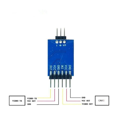 2X for FPV Traverse Camera Two Way Three Way Video Switcher Electronic  Remote Control Switching Video Module 1