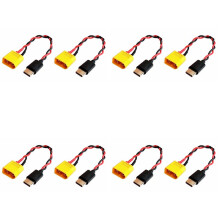 8X XT60 to Type-C Input Cable Power Cable Connection Cable XT60 Power Cable Durable Power Supply