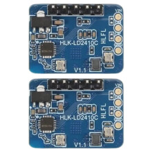 2X LD2410C 24G Human Presence Sensor FMCW Millimeter Wave Motion Detection Module DC5V