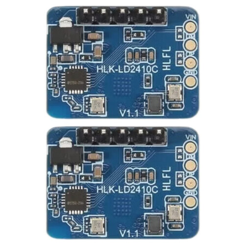 2X LD2410C 24G  Human Presence Sensor FMCW  Millimeter Wave Motion Detection Module DC5V