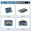 2X LD2410C 24G  Human Presence Sensor FMCW  Millimeter Wave Motion Detection Module DC5V 9