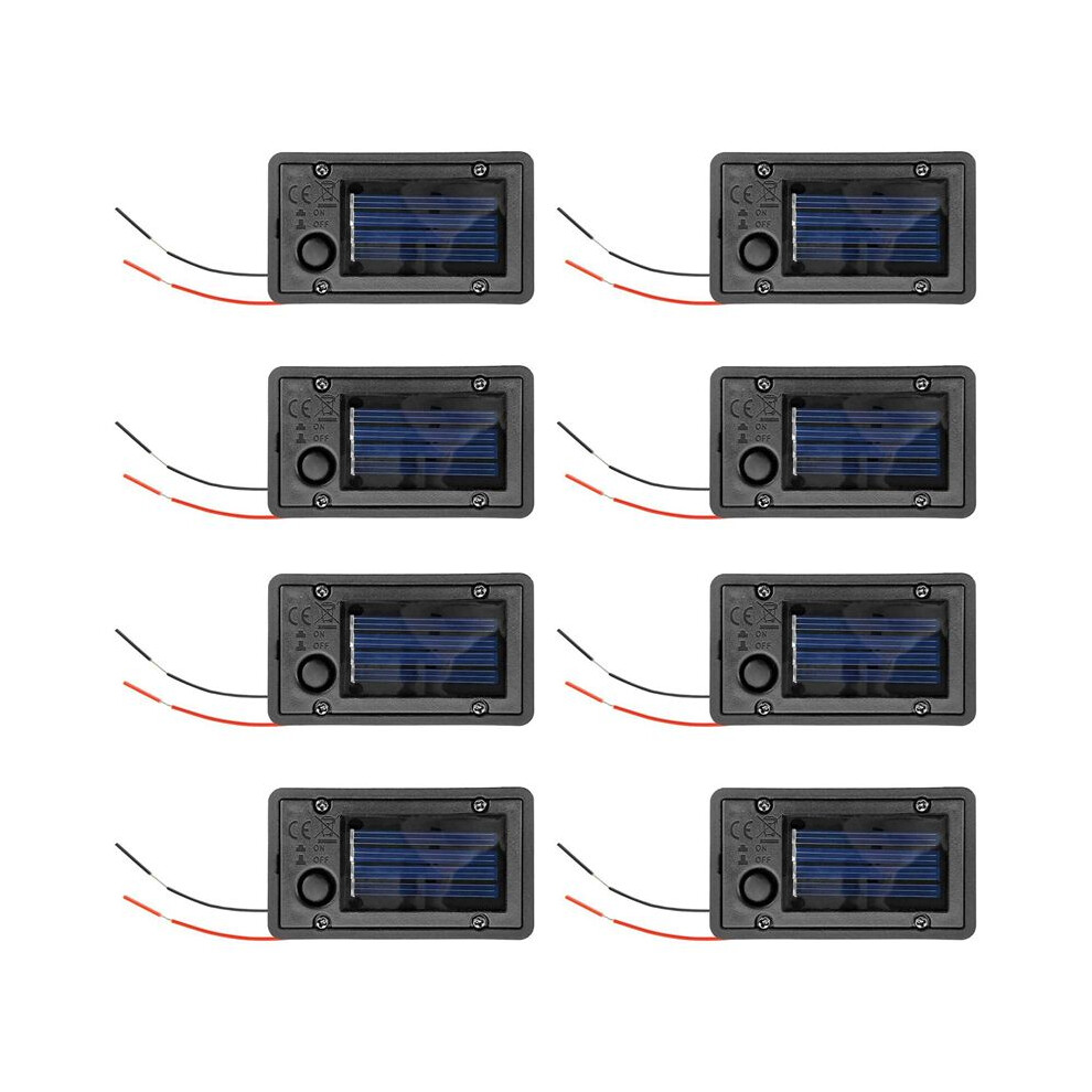 8Pcs Battery Box, Solar Lantern Replacement Parts Top For Outdoor Hanging Lanterns Container Home Solar Lamp Light 6031338968193