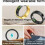 (silvery, 13#) SmartRing Smart Ring: Μετρητής βημάτων, HRV SpO2 Καρδιακός ρυθμός και επιστη 4
