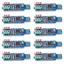 10X Freier Treiber USB Ton Karte cm108 USB Ton Karte Chip Blau