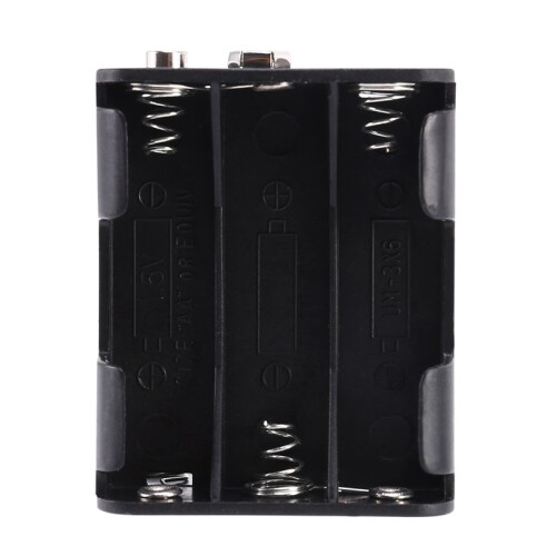 6X Doppelseiten Eine Feder 6 x 1.5V AA-Batterie Halter Schwarzer Case 2