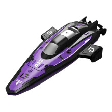 (E) Remote Control Boat Simulation Mini Speedboat Water Swimming Toy for Adults Children
