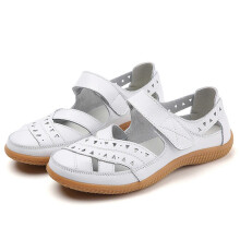 (35, White) Womens Comfortable Nurse Shoes Breathable Walking Shoes Gift for Christmas Birthday New Year