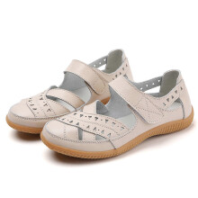 (37, Creamy white) Womens Comfortable Nurse Shoes Breathable Walking Shoes Gift for Christmas Birthday New Year