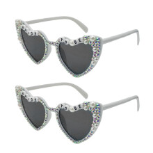 Bridal Sunglasses Heart Shaped Glasses Women Bridesmaids Bridal Photo Tools Gift Accessories