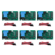 6X Four Digits Control Minute Timer Board Arcade Game Coin Acceptor Selector Pump Water Washing Machine