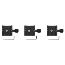 3X Aluminium 50mm Quick Release Plate QR Clamp Fits Arca Swiss Standard for Tripod Ballhead