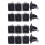 40Pcs Black XLR 3Pin Female Jack Panel Mount Chassis PCB Socket Connector 1